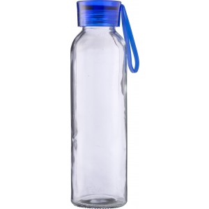 Glass drinking bottle (500 ml) Anouk, light blue (Water bottles)
