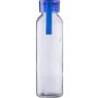 Glass drinking bottle (500 ml) Anouk, light blue