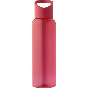 RPET drinking bottle Lila, red (Water bottles)