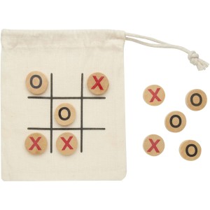 Whorl wooden tic, tac, toe game, Natural (Games)