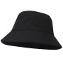 Wicklow recycled sun hat, Solid black