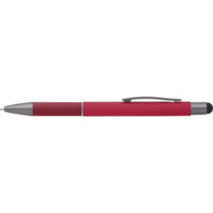 Aluminium ballpen Jett, red (Wooden, bamboo, carton pen)