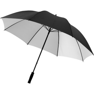 Yfke 30" golf umbrella with EVA handle, Solid black, Silver