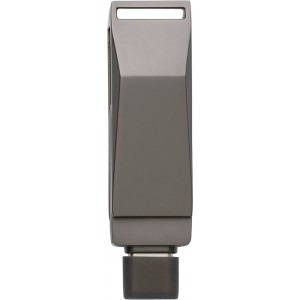 Zinc alloy USB stick Dorian, gun metal (Pendrives)