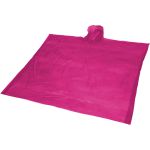 Ziva disposable rain poncho with storage pouch, Pink (10042906)