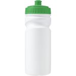 100% recyclable plastic drinking bottle (500ml), green (7584-04CD)