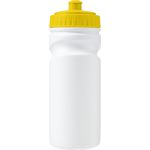 100% recyclable plastic drinking bottle (500ml), yellow (7584-06CD)
