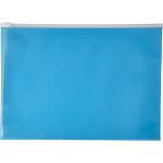 A4 Transparent PVC document folder, blue (7901-05)