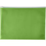 A4 Transparent PVC document folder, green (7901-04)