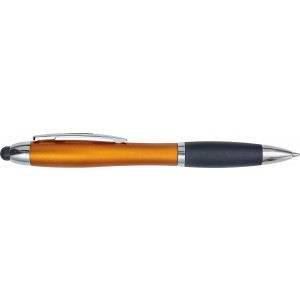 ABS ballpen, orange (Plastic pen)