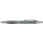 ABS ballpen with rubber grip pads, grey (7582-03)
