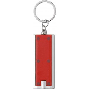 ABS key holder with LED Mitchell, red (Keychains)