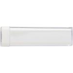 ABS power bank with 2200mAh Li-ion battery, white (4200-02CD)