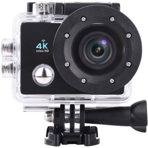 Action Camera 4K, Solid black (Photo accessories)