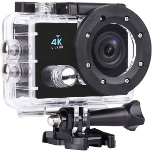 Action Camera 4K, Solid black (Photo accessories)