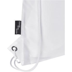 Adventure recycled insulated drawstring bag 9L, White (Backpacks)