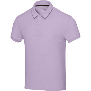 Akoya recycled terry unisex polo, Lilac