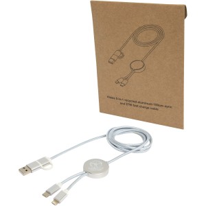 Alasia 5-in-1 recycled aluminium and plastic 150 cm data syn (Eletronics cables, adapters)