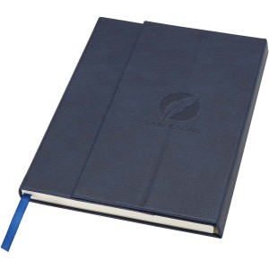 Alejandra A5 recycled plastic hard cover notebook, Ocean blu (Notebooks)