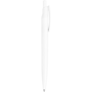 Alessio recycled PET ballpoint pen, White (Metallic pen)