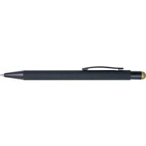 Aluminium ballpen Formentera, gold (Multi-colored, multi-functional pen)