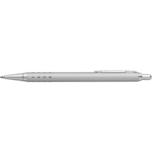 Aluminium ballpen Lilia, silver (Metallic pen)