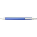 Aluminium click-action ballpoint pen, blue (7983-05)