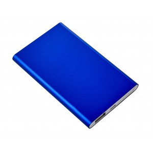 Aluminium power bank Ezra, cobalt blue (Powerbanks)