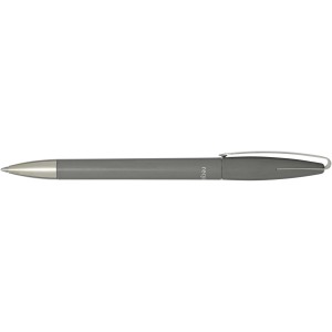 Ana recycled plastic ballpoint pen, Grey (Plastic pen)