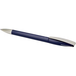 Ana recycled plastic ballpoint pen, Navy (Plastic pen)