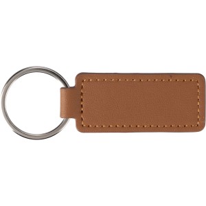 Apple leather and PU keychain Sabrina, brown (Keychains)