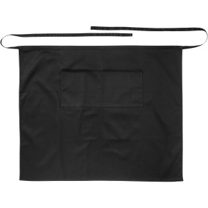 Lega short apron with 3 pockets, solid black (Apron)