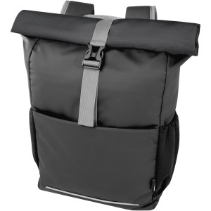 Aqua 15" GRS recycled water resistant roll-top bike bag 20L,
