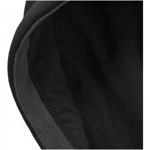 Arora hooded full zip sweater, solid black (Pullovers)