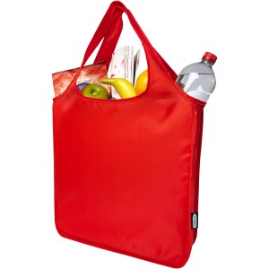 Ash RPET large tote bag, Red (Shopping bags)