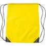 RPET polyester (190T) drawstring backpack Enrique, yellow