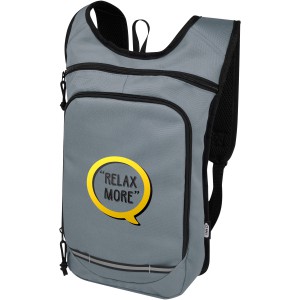 Trails GRS RPET outdoor backpack 6.5L, Grey (Backpacks)