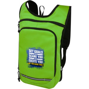 Trails GRS RPET outdoor backpack 6.5L, Lime (Backpacks)