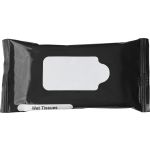Bag with 10 wet tissues., black (6080-01)
