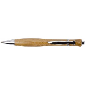 Bamboo ballpen Meera, brown (Wooden, bamboo, carton pen)