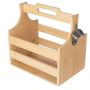 Bamboo bottle holder Hans, brown