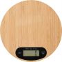 Bamboo kitchen scale Reanne, brown