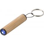 Bamboo mini torch with keychain Ilse, brown (821118-11)