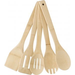 Bamboo spatulas Benny, brown