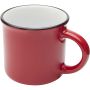 Bari 240 ml ceramic mug, Red