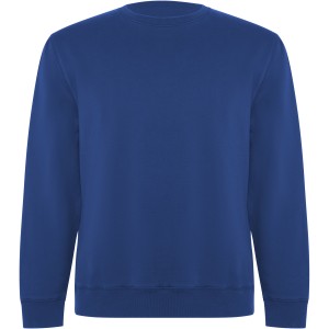 Batian organic cotton unisex crewneck sweater, Royal blue