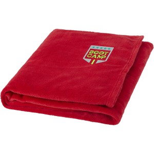 Bay extra soft coral fleece plaid blanket, red (Blanket)