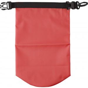 Polyester (210T) watertight bag Pia, red (Beach bags)