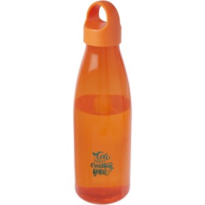 Bergen 800 ml recycled plastic water bottle, Orange (Water bottles)