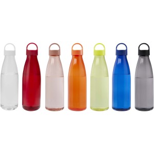 Bergen 800 ml recycled plastic water bottle, Transparent cle (Water bottles)